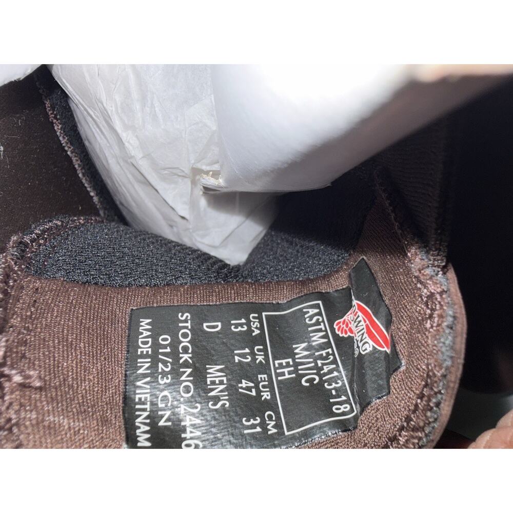Red Wing Traction Tred Lite Men’s 5-inch Safety Toe Chelsea 2446 Size 13D - Picture 5 of 12